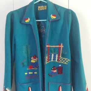 Vintage Mexican souvenir jacket